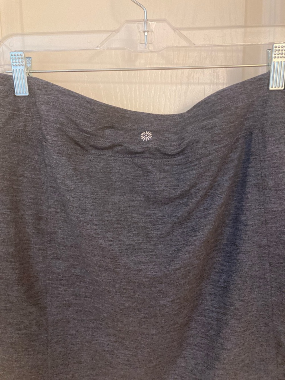 Casual Drawstring Heather Navy Women's Skort - Picture 9 of 14